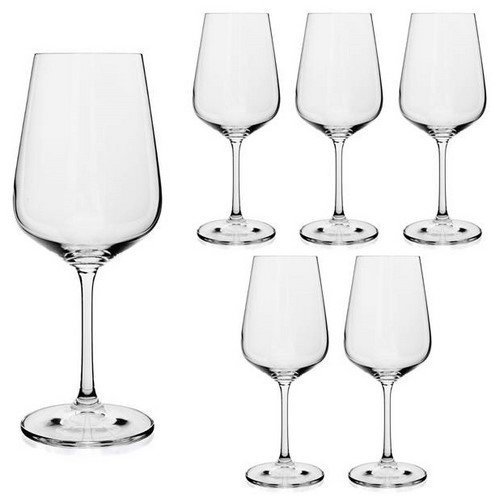 SET 6 COPAS VINO BOHEMIA BELIA 45CL